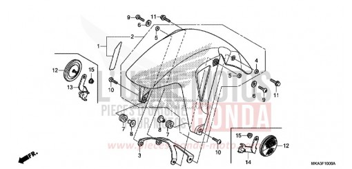 AILE AVANT NC750XAJ de 2018